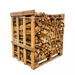 MÉLANGE DE BOIS DURS – DEMI-PALETTE – 25 CM – PALETTE 1 M3 – 1.5 STÈRES